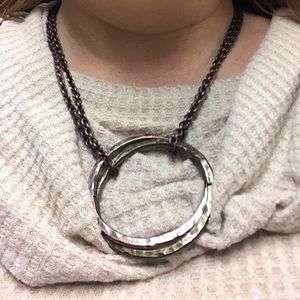 Artisan metal necklace